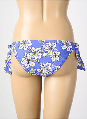 Bas de maillot de bain imprimé fantaisie culotte bleu AUBADE femme