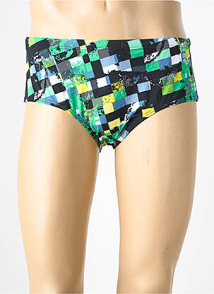 Slip de bain imprimé fantaisie vert ARENA homme