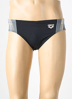 Slip de bain imprimé fantaisie noir ARENA homme