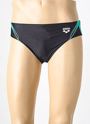 Slip de bain imprimé fantaisie noir ARENA homme