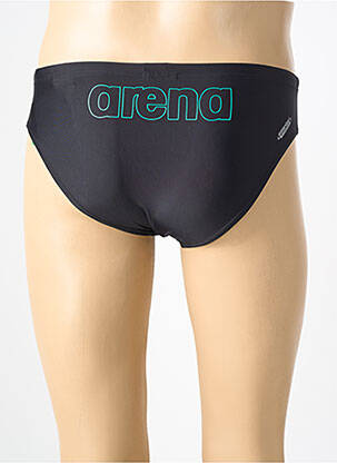 Slip de bain imprimé fantaisie noir ARENA homme