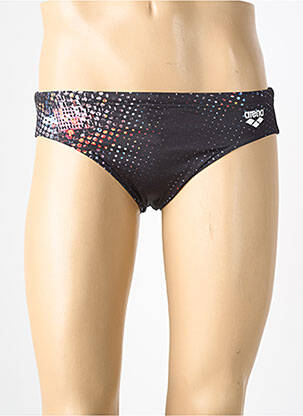 Slip de bain imprimé fantaisie noir ARENA homme