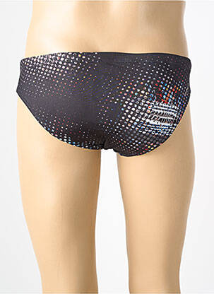 Slip de bain imprimé fantaisie noir ARENA homme