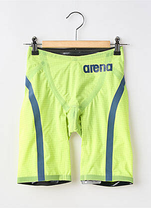 Bermuda taille élastique jaune ARENA homme