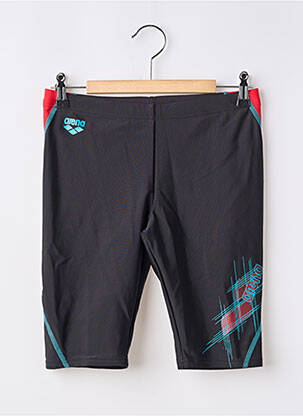 Short de bain imprimé fantaisie noir ARENA homme