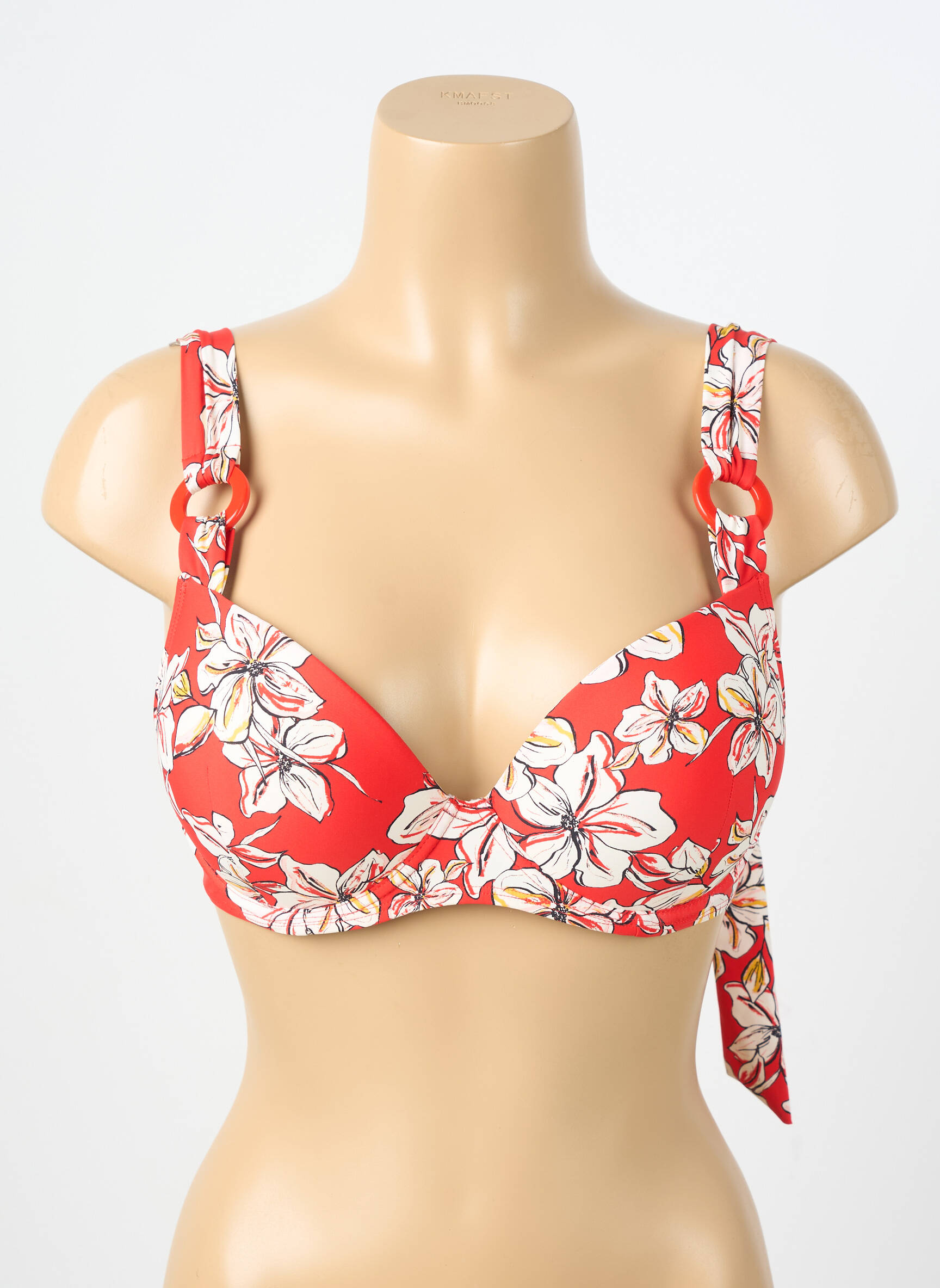 Haut de maillot de bain haut soutien-gorge moulé haut soutien-gorge moulé orange AUBADE femme