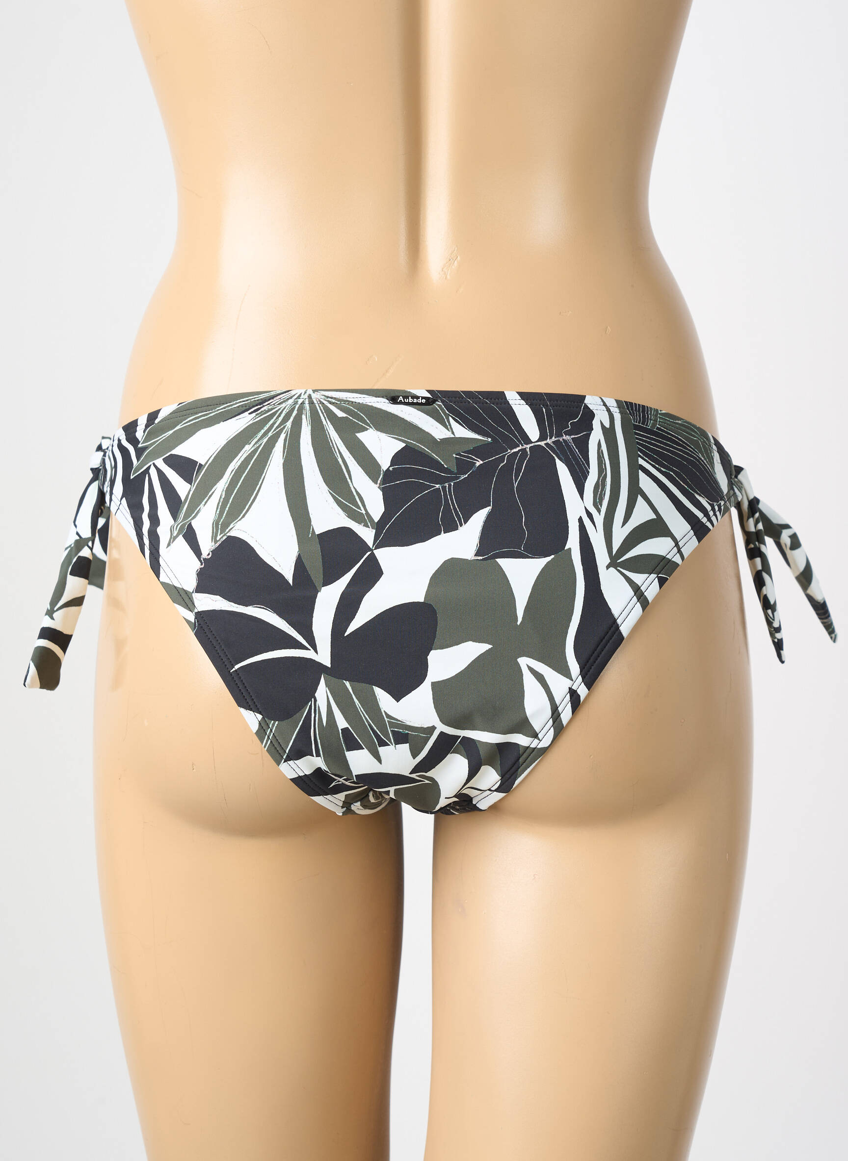 Bas de maillot de bain imprimé fantaisie culotte vert AUBADE femme