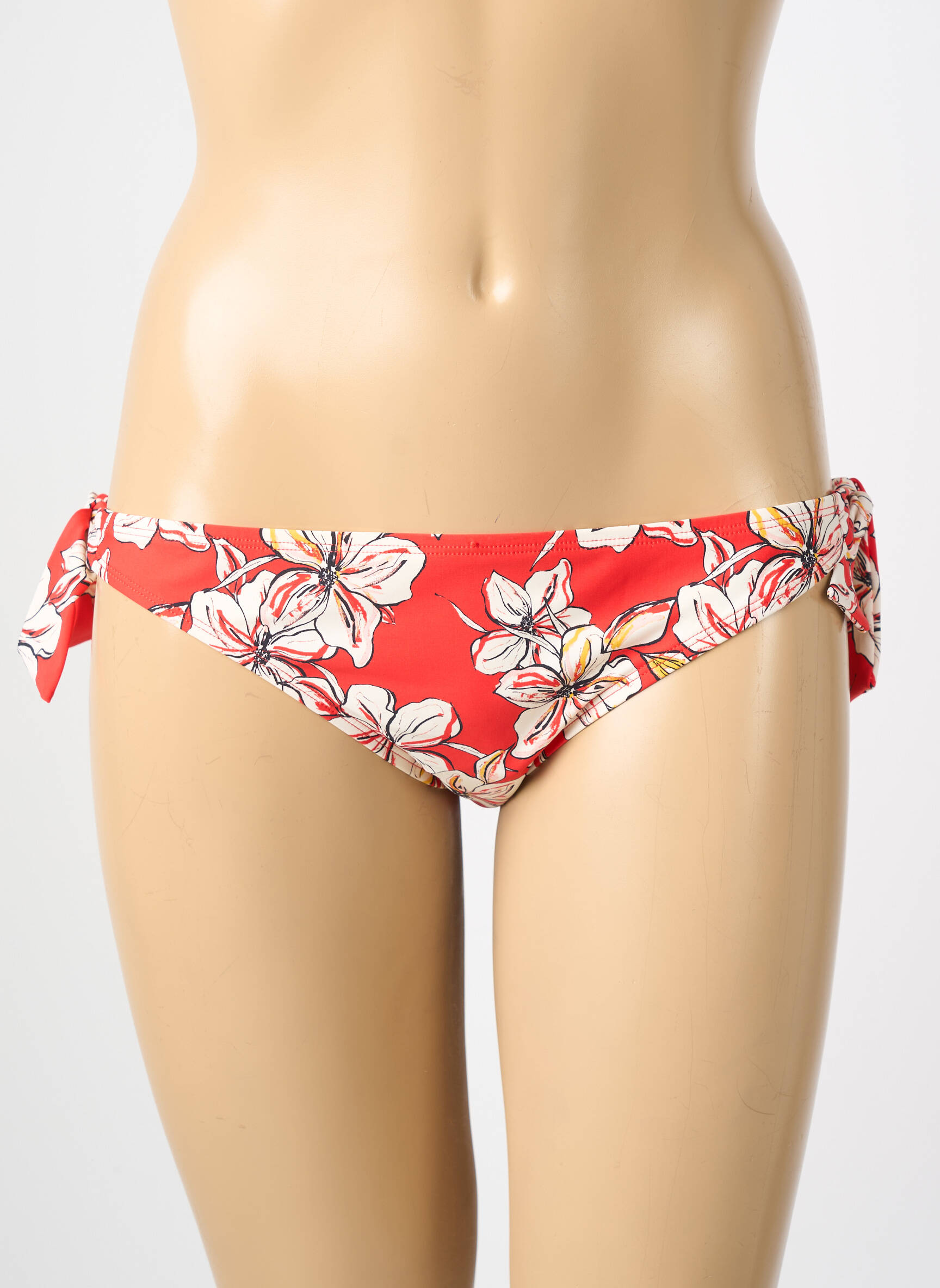 Bas de maillot de bain imprimé fantaisie culotte orange AUBADE femme