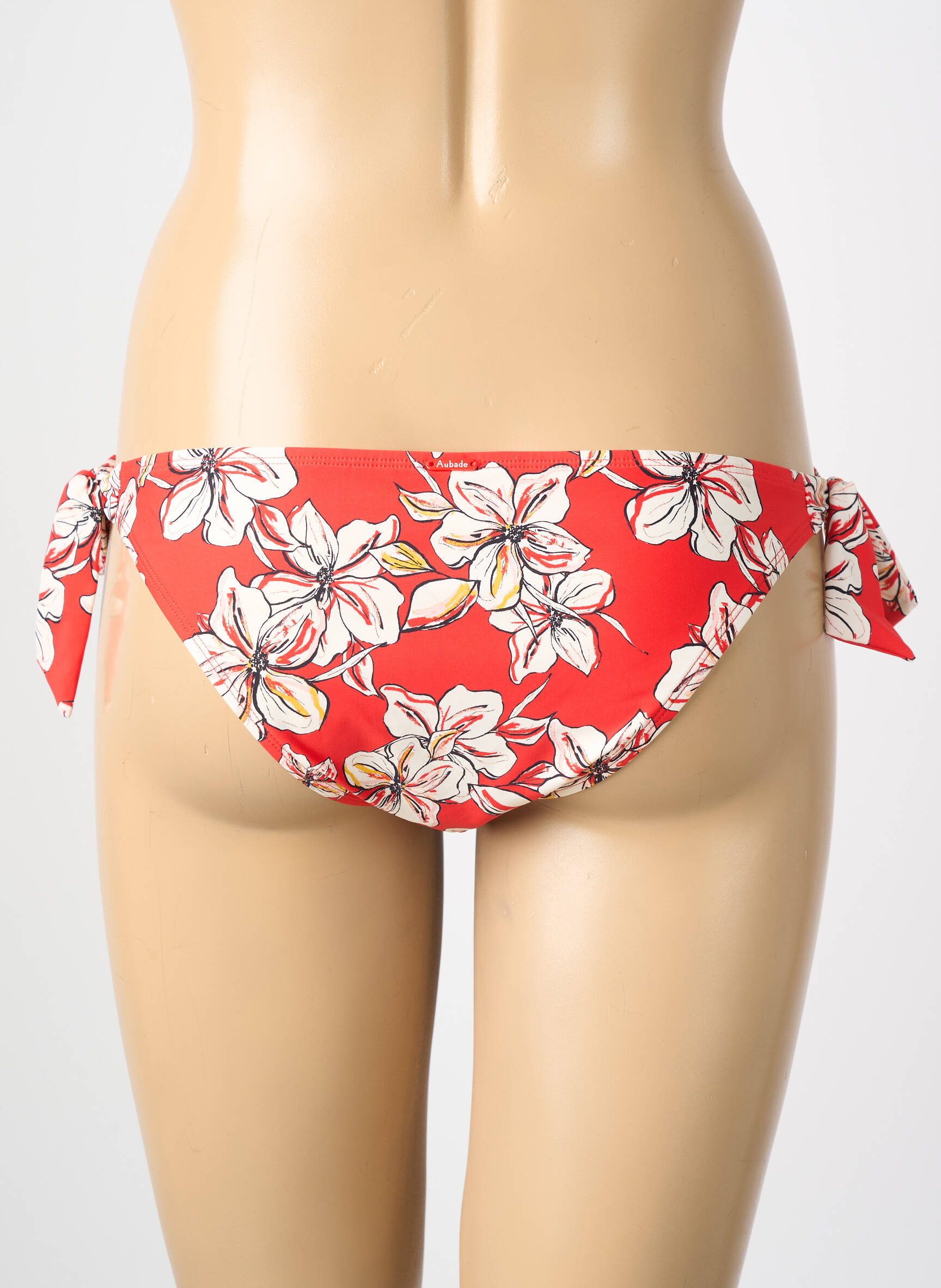Bas de maillot de bain imprimé fantaisie culotte orange AUBADE femme