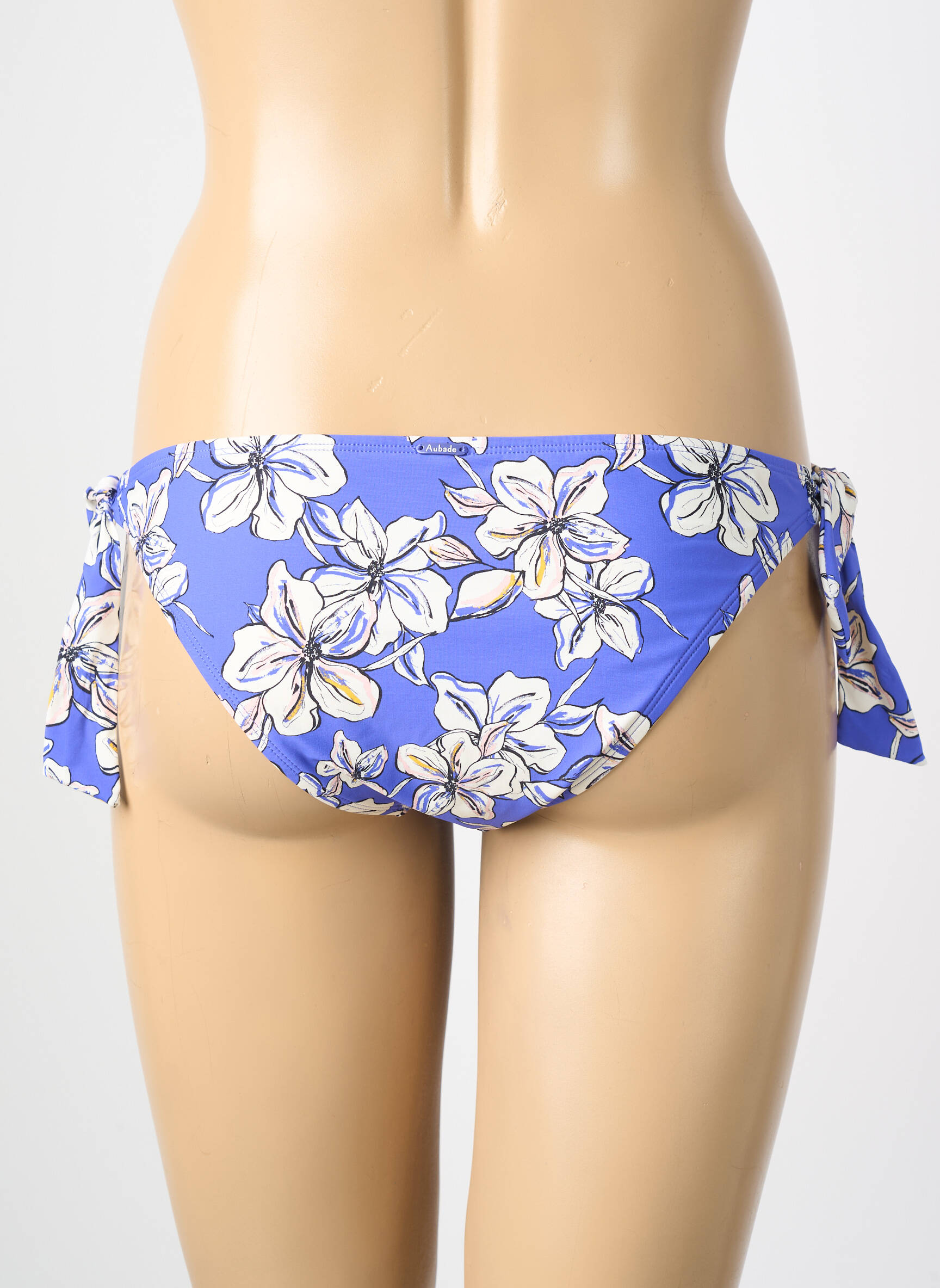 Bas de maillot de bain imprimé fantaisie culotte bleu AUBADE femme