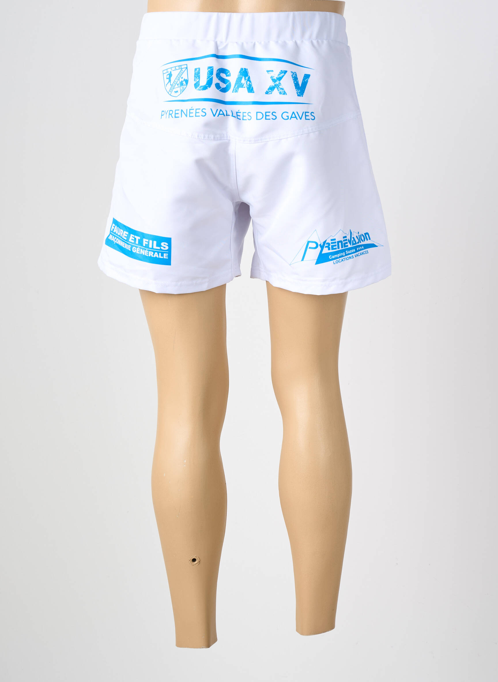 Short coupe droite taille normale blanc LE COQ SPORTIF homme