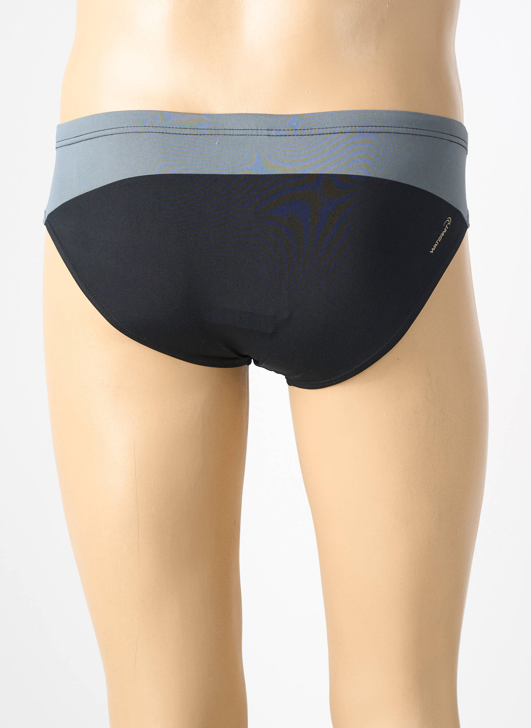 Slip de bain imprimé fantaisie noir ARENA homme