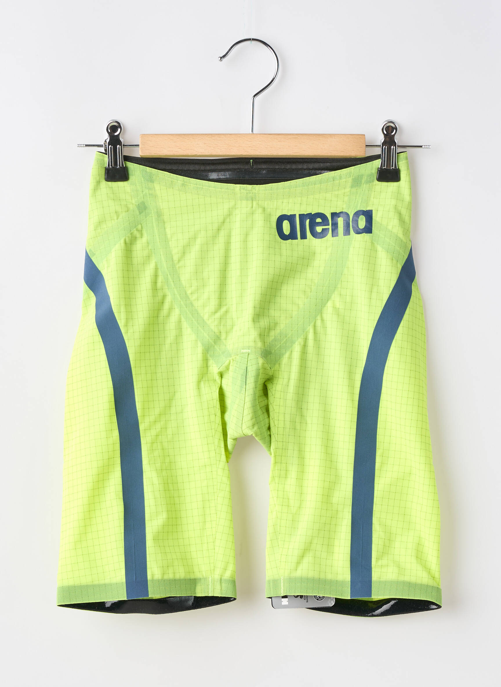 Bermuda taille élastique jaune ARENA homme