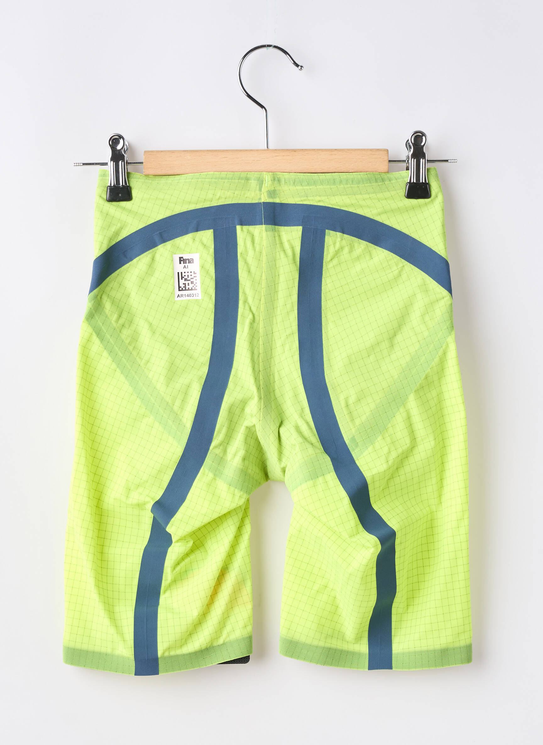 Bermuda taille élastique jaune ARENA homme