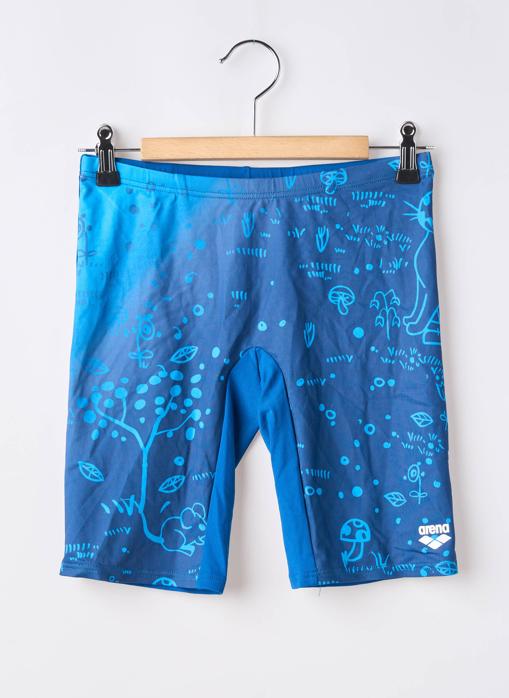 Short de bain imprimé fantaisie bleu ARENA garçon