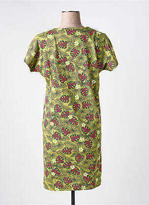Chemise de nuit imprimé fleurs vert ROSE POMME femme