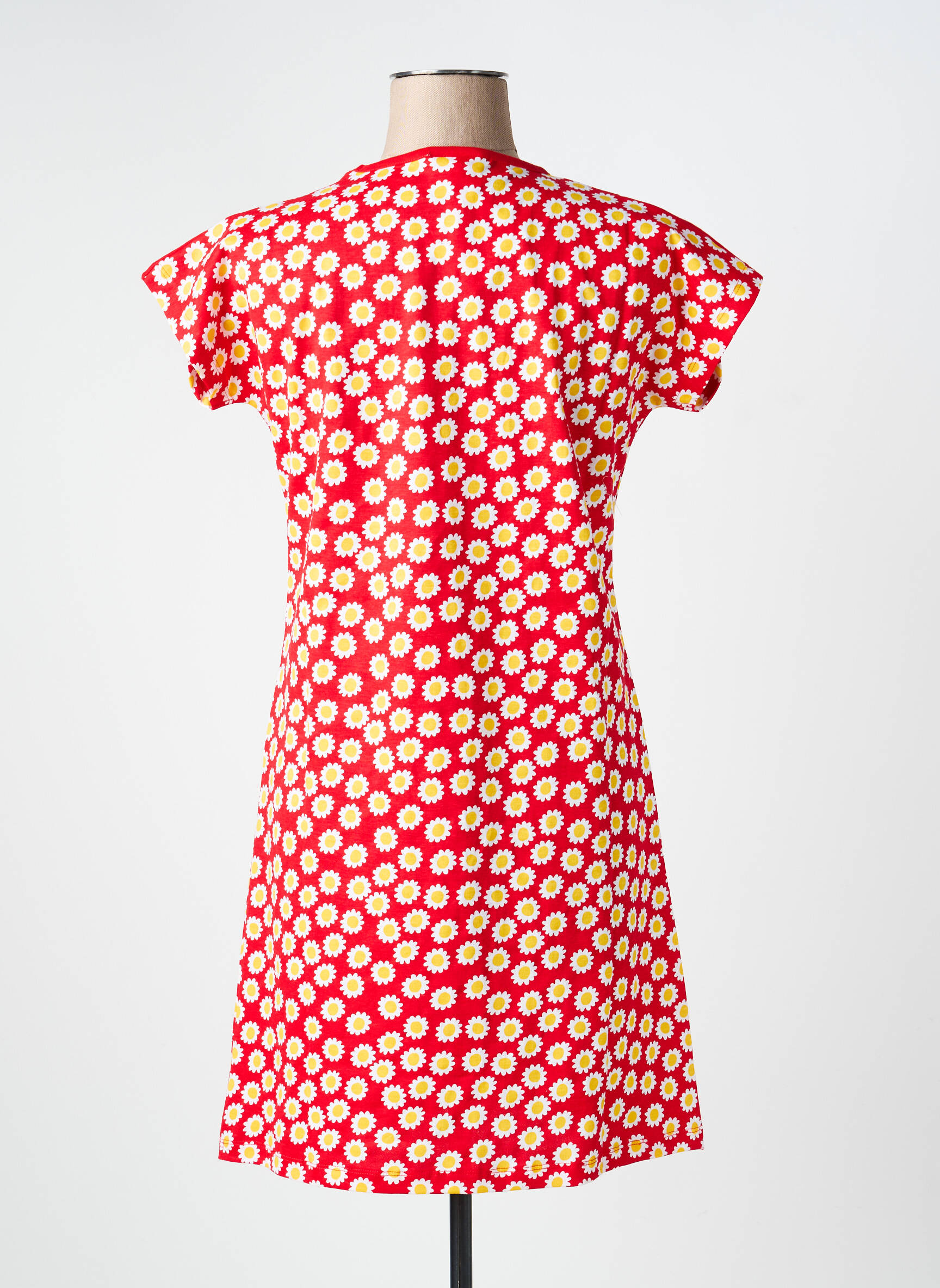 Chemise de nuit imprimé fleurs rouge ROSE POMME femme