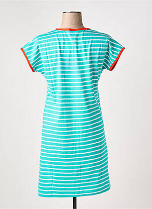 Chemise de nuit imprimé rayures bleu ROSE POMME femme