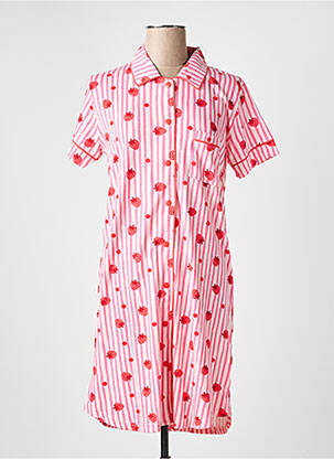Chemise de nuit imprimé fantaisie rose ROSE POMME femme