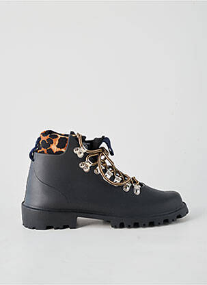 Baskets bout rond talon plat jusqu'à 3cm noir ARIZONA LOVE femme