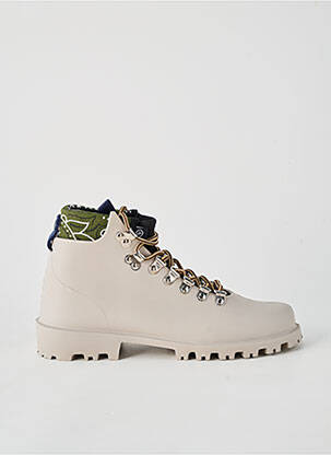 Baskets bout rond talon plat jusqu'à 3cm gris ARIZONA LOVE femme