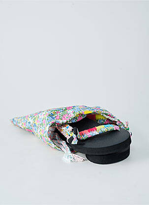 Mules/sabots matière lisse talon plat jusqu'à 3cm noir ARIZONA LOVE femme