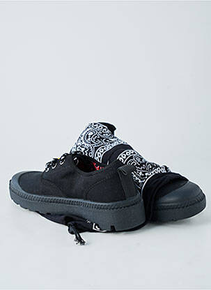 Baskets bout rond talon de 4 à 6cm noir ARIZONA LOVE femme