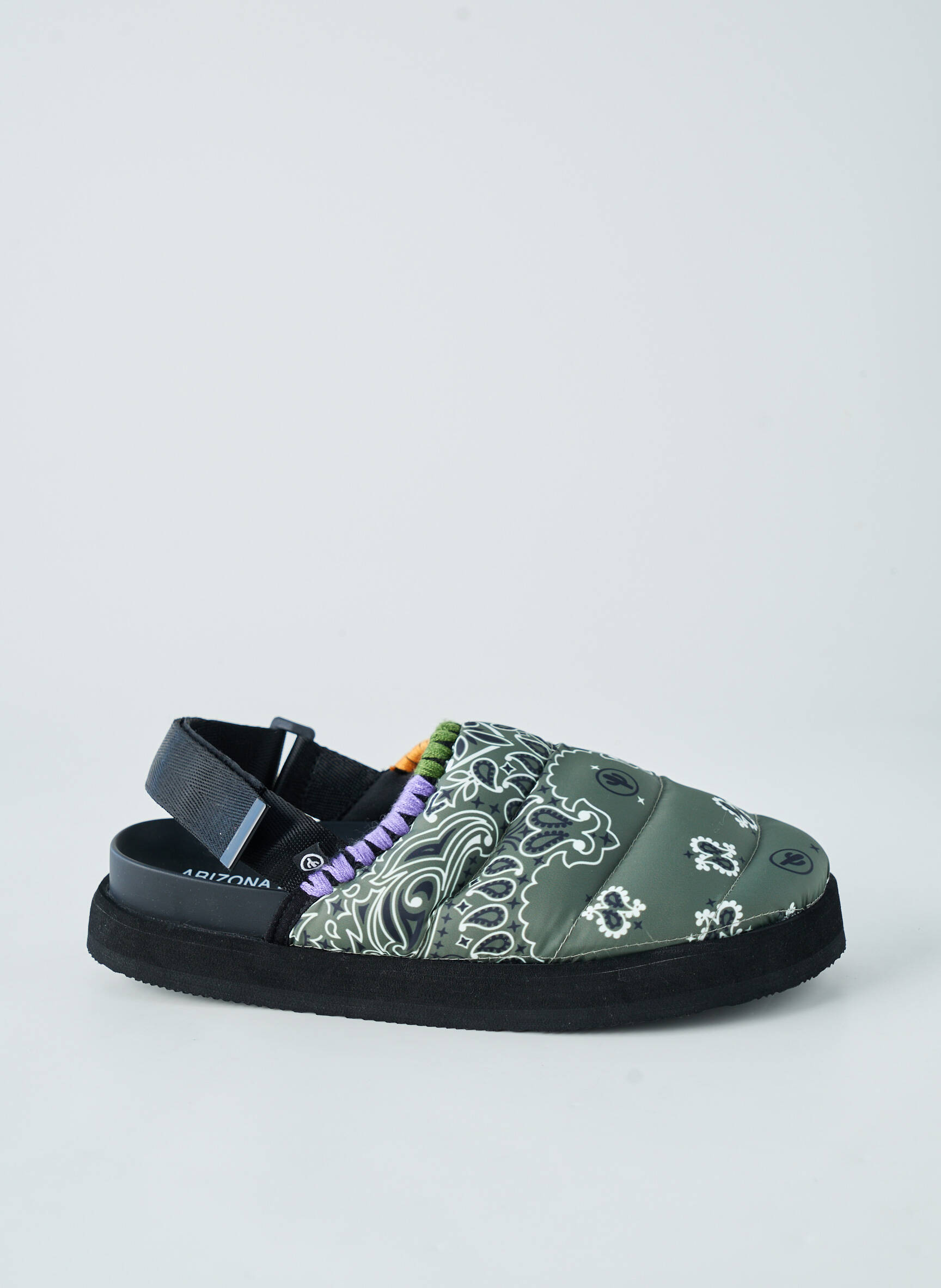 Mules/sabots talon plat jusqu'à 3cm vert ARIZONA LOVE femme