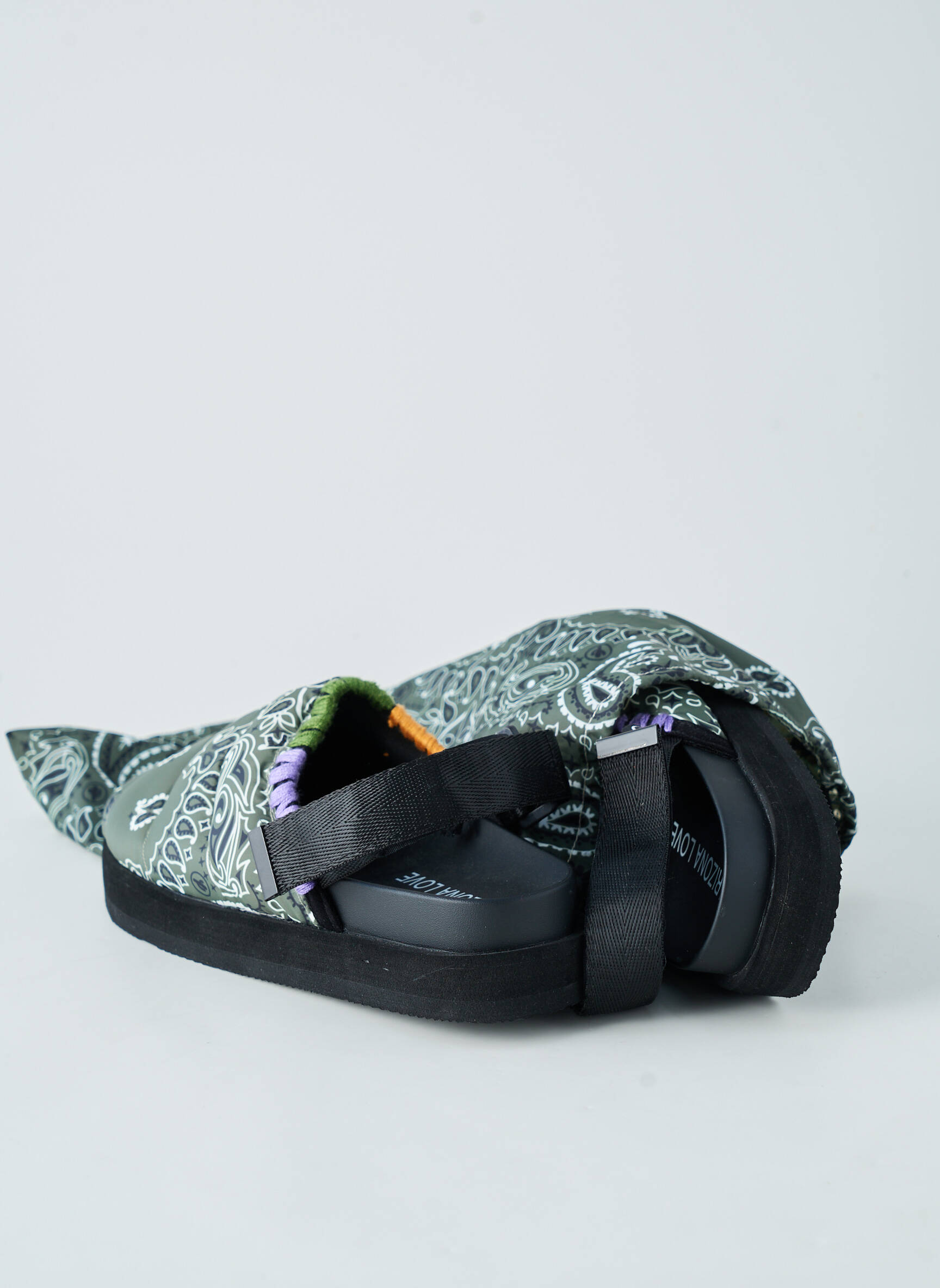 Mules/sabots talon plat jusqu'à 3cm vert ARIZONA LOVE femme