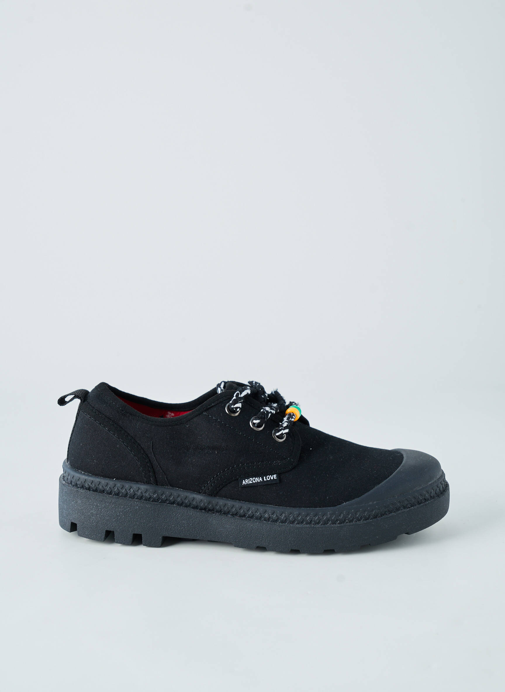 Baskets bout rond talon de 4 à 6cm noir ARIZONA LOVE femme