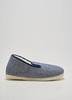 Chaussons/pantoufles bout rond bout rond bleu SEDAGYL unisexe