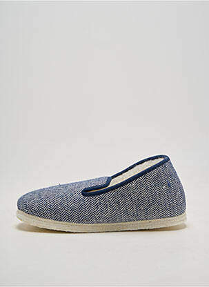 Chaussons/pantoufles bout rond bout rond bleu SEDAGYL unisexe