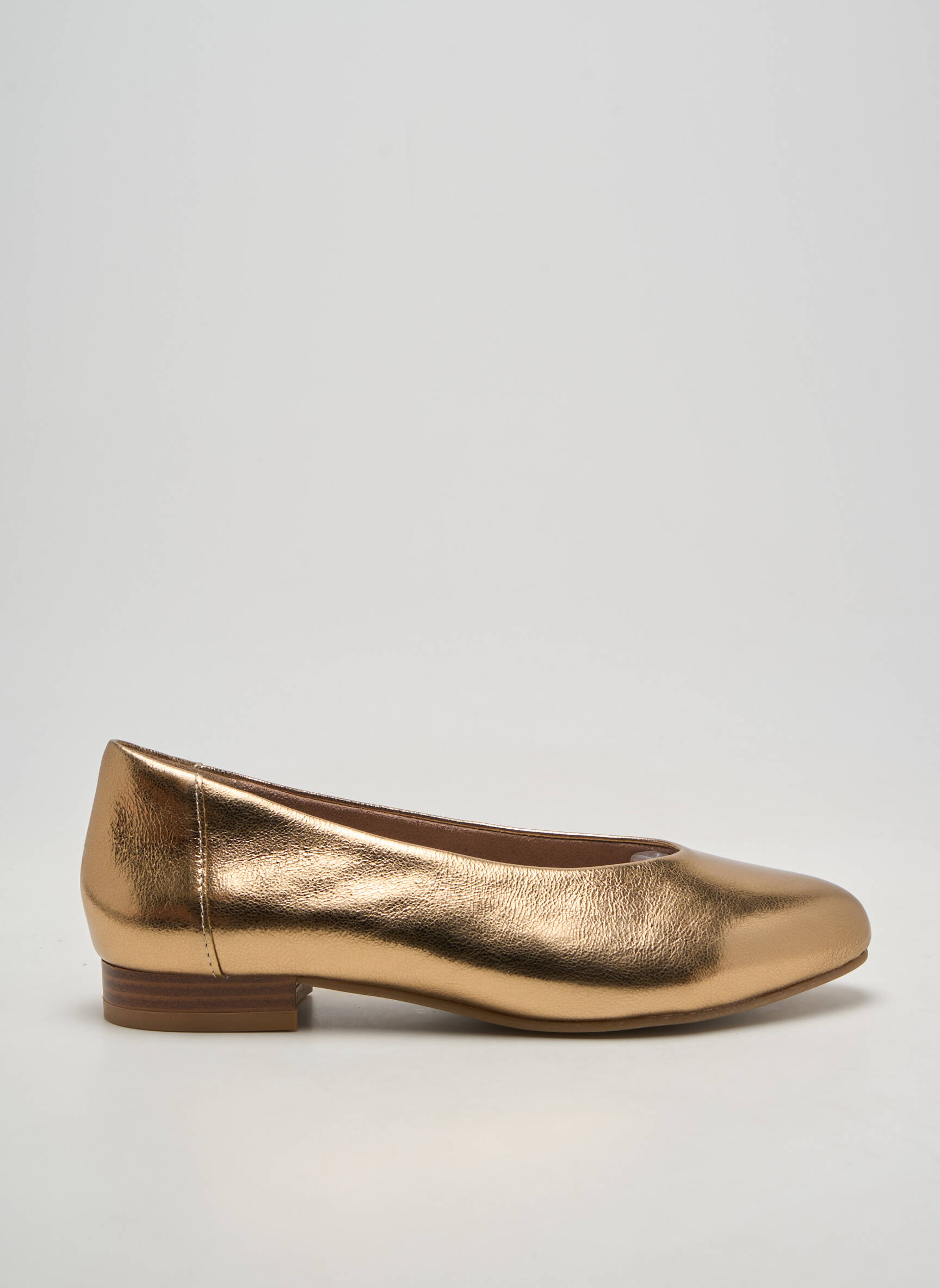 Ballerines matière lisse talon plat jusqu'à 3cm or DAMART femme