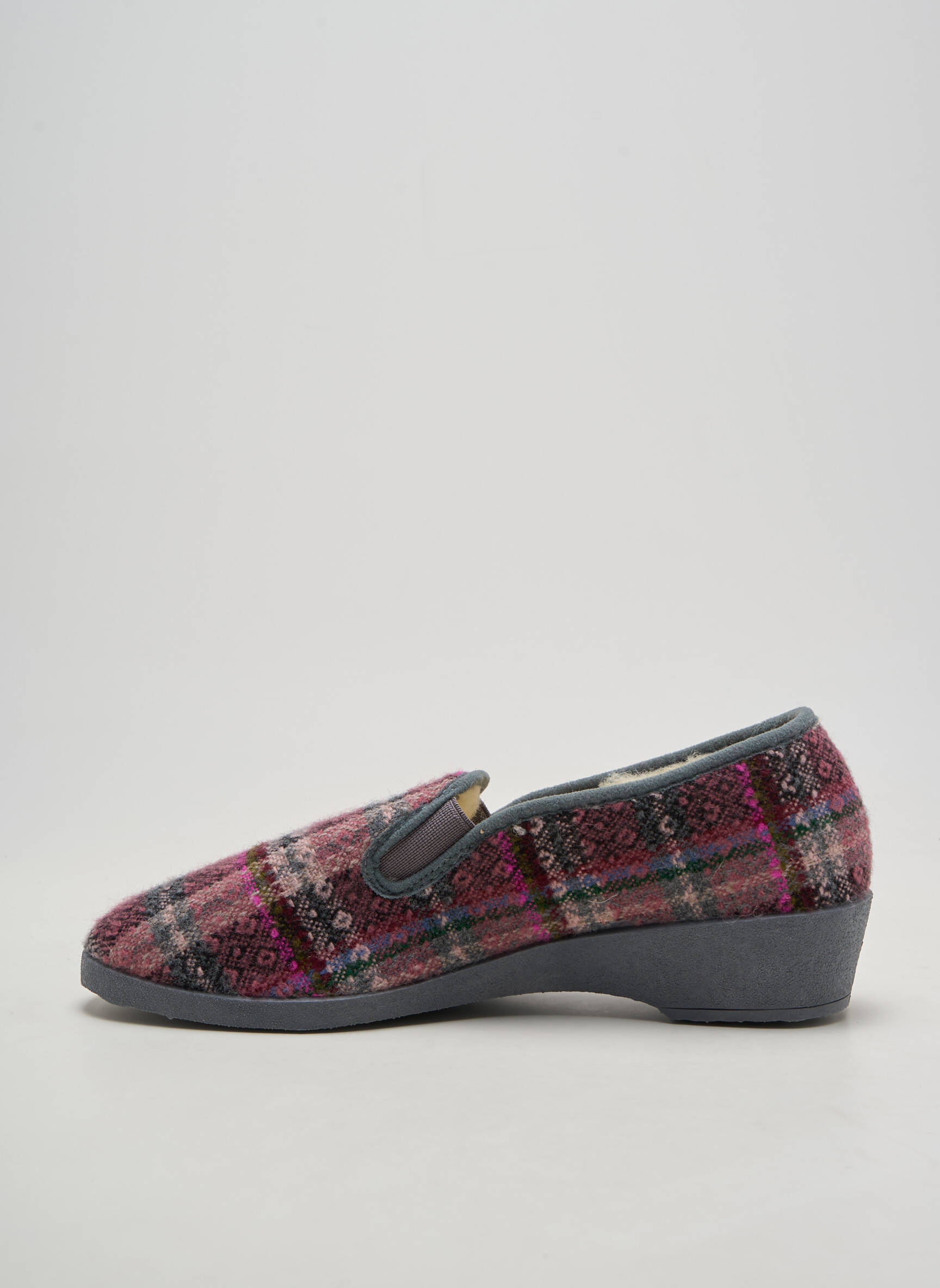 Chaussons/pantoufles  talon de 4 à 6cm rose SEDAGYL femme