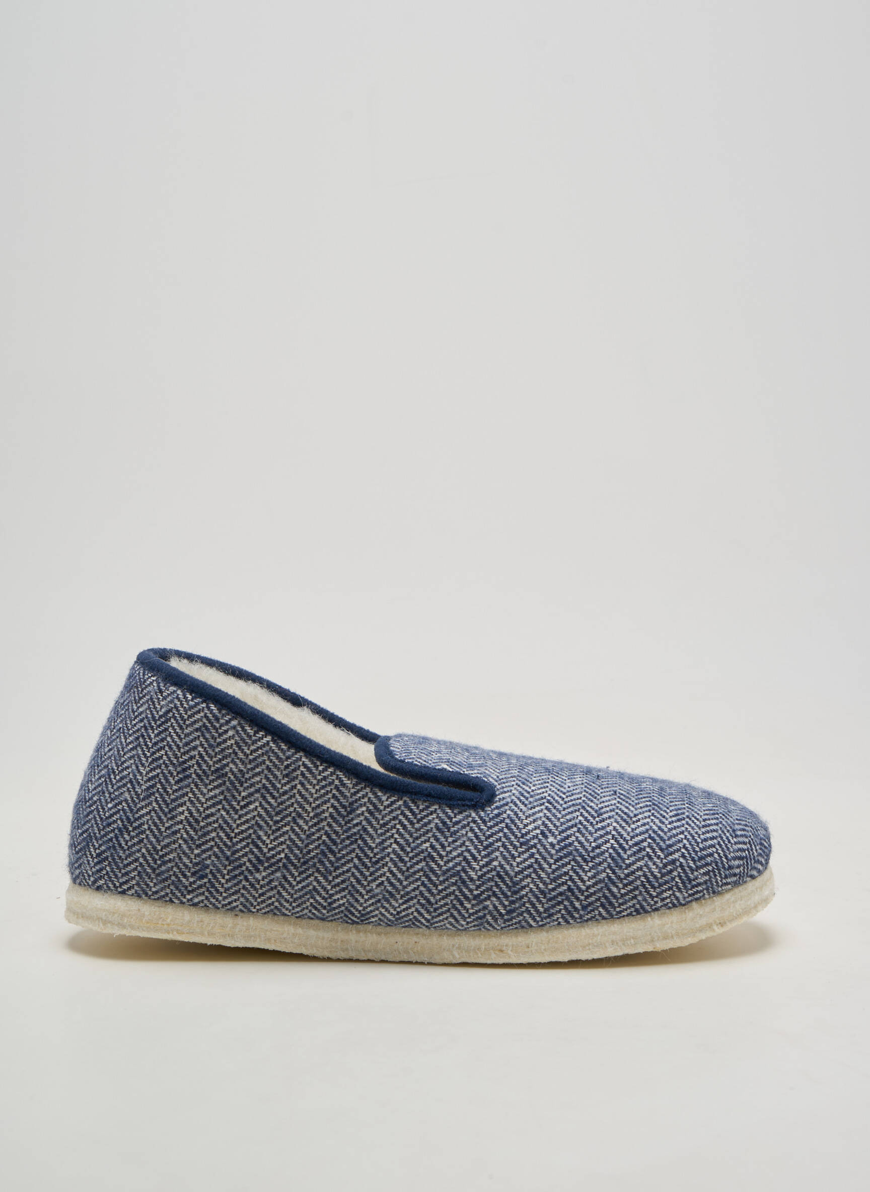 Chaussons/pantoufles bout rond bout rond bleu SEDAGYL unisexe