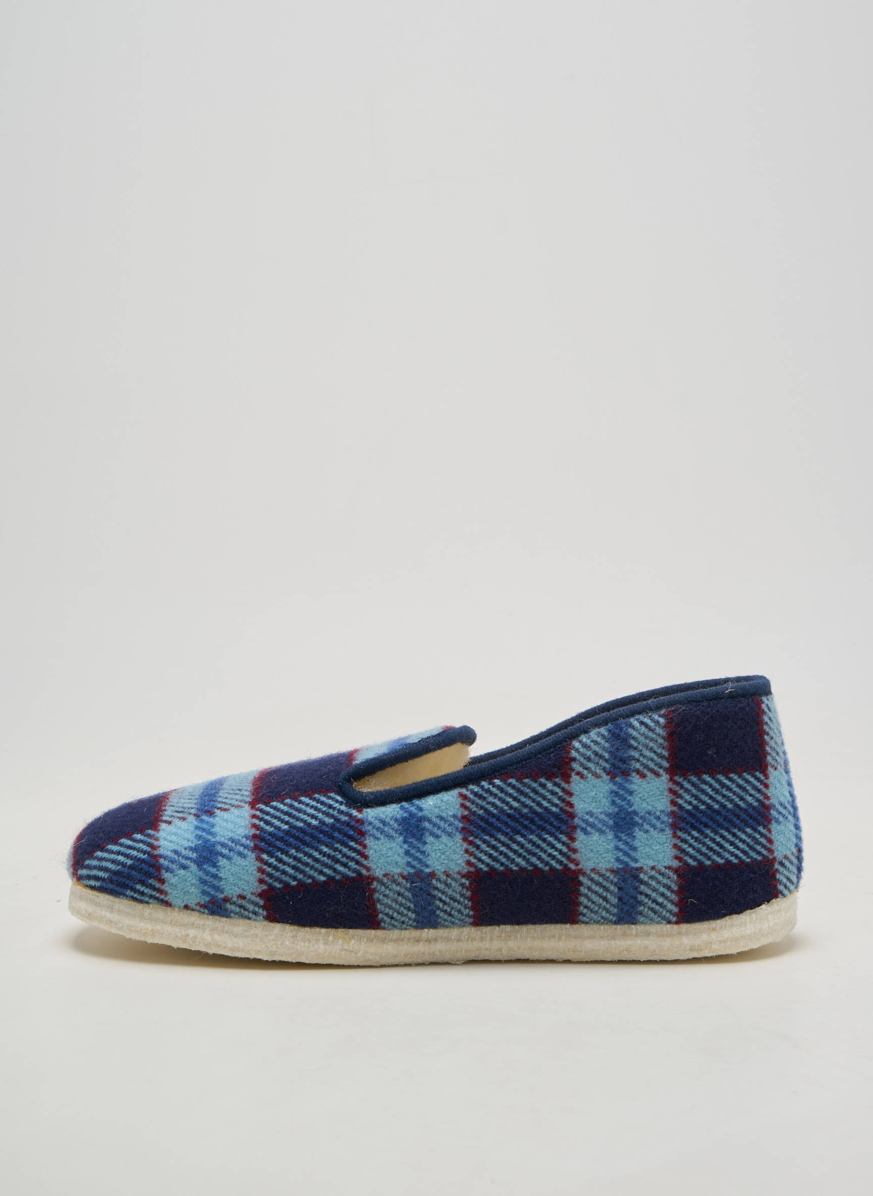 Chaussons/pantoufles bout rond bout rond bleu SEDAGYL homme