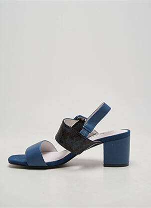 Sandales/nu pieds fermeture boucle(s) talon de 4 à 6cm bleu DAMART femme