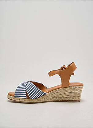 Sandales/nu pieds talon compensé talon de 4 à 6cm bleu DAMART femme