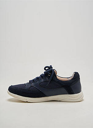Baskets bout rond talon plat jusqu'à 3cm bleu DAMART femme
