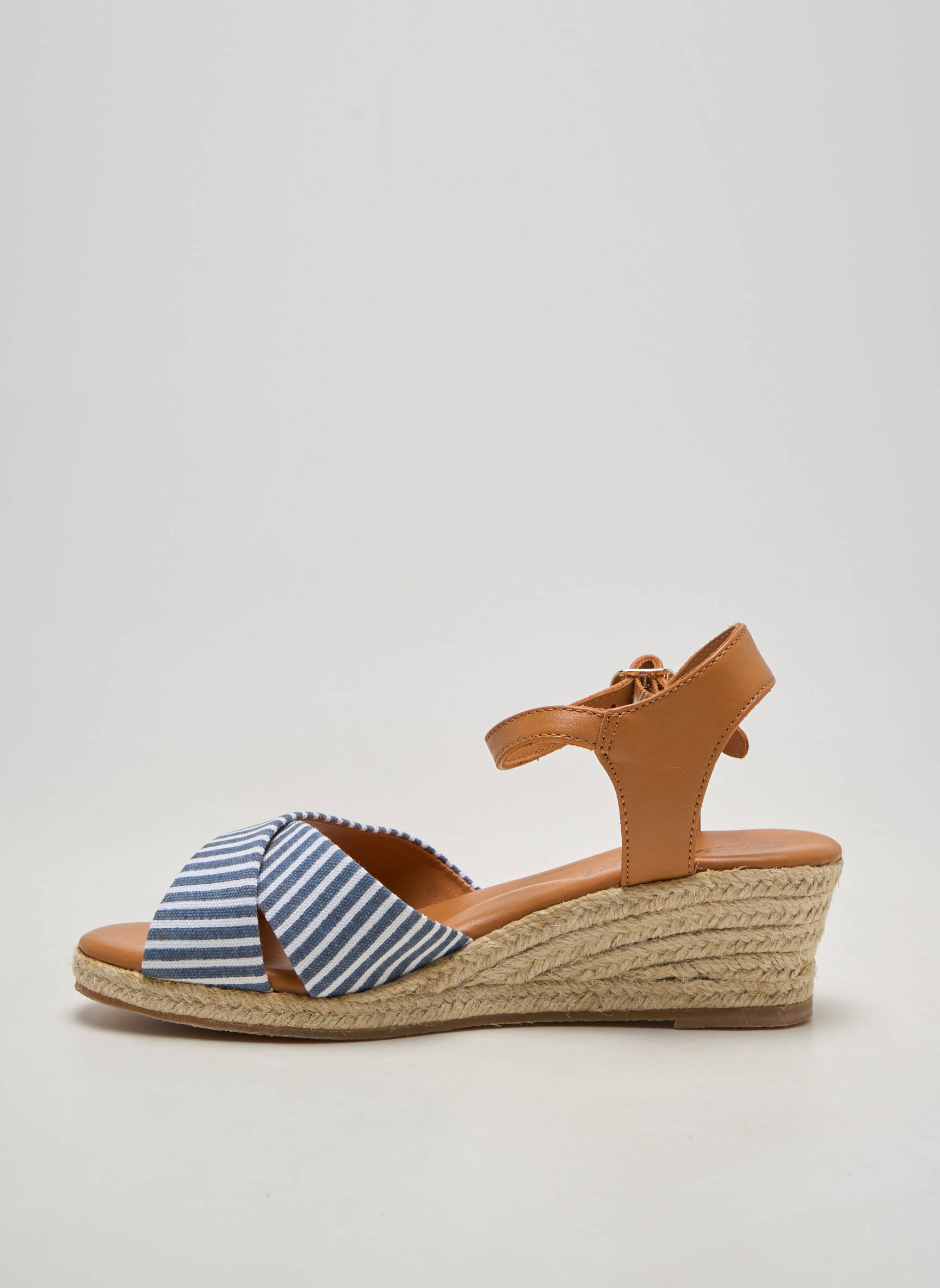 Sandales/nu pieds talon compensé talon de 4 à 6cm bleu DAMART femme