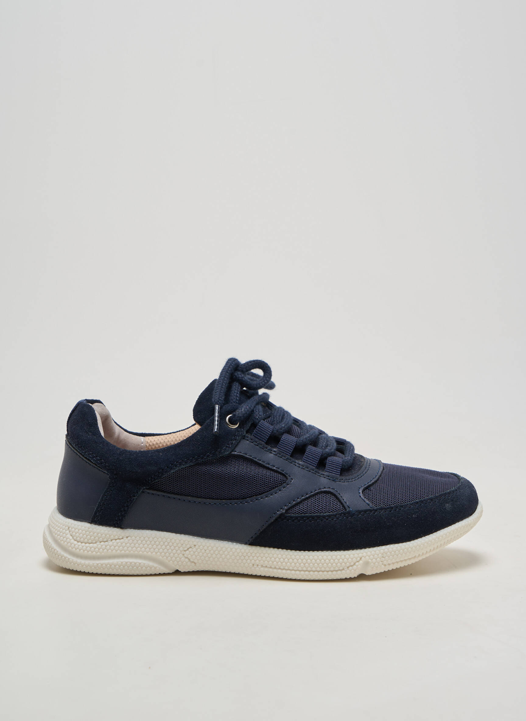 Baskets bout rond talon plat jusqu'à 3cm bleu DAMART femme