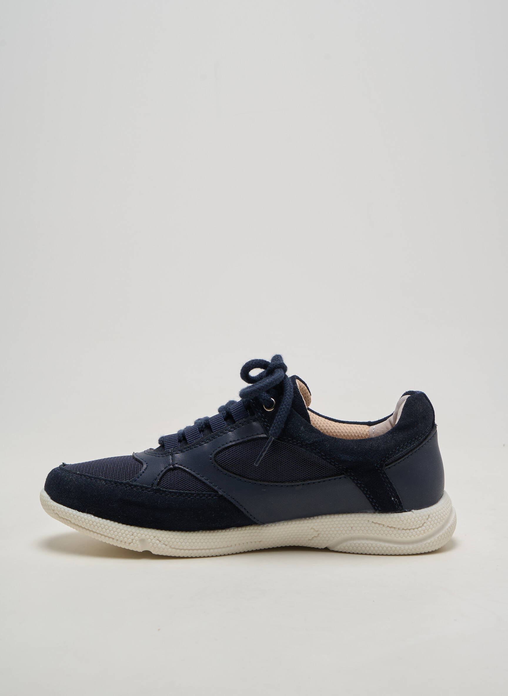 Baskets bout rond talon plat jusqu'à 3cm bleu DAMART femme