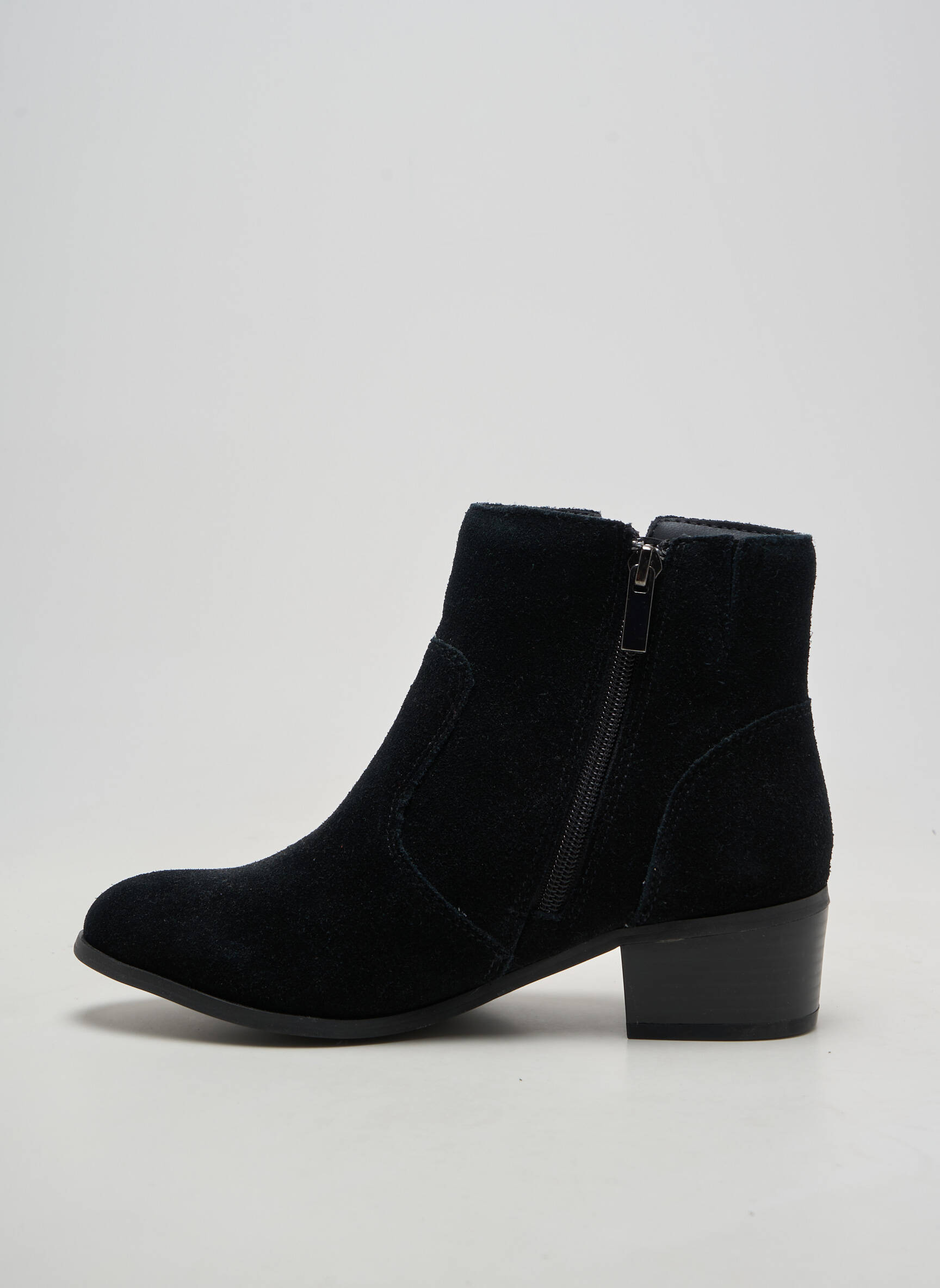 Bottines/boots bout rond talon de 4 à 6cm noir DAMART femme