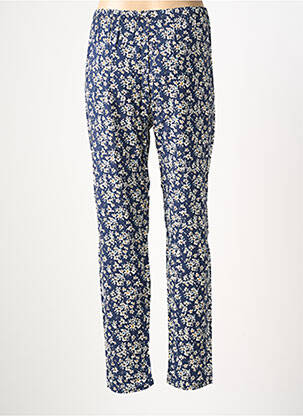 Pantalon droit tissage crêpe taille normale bleu DREAM VALLEY femme