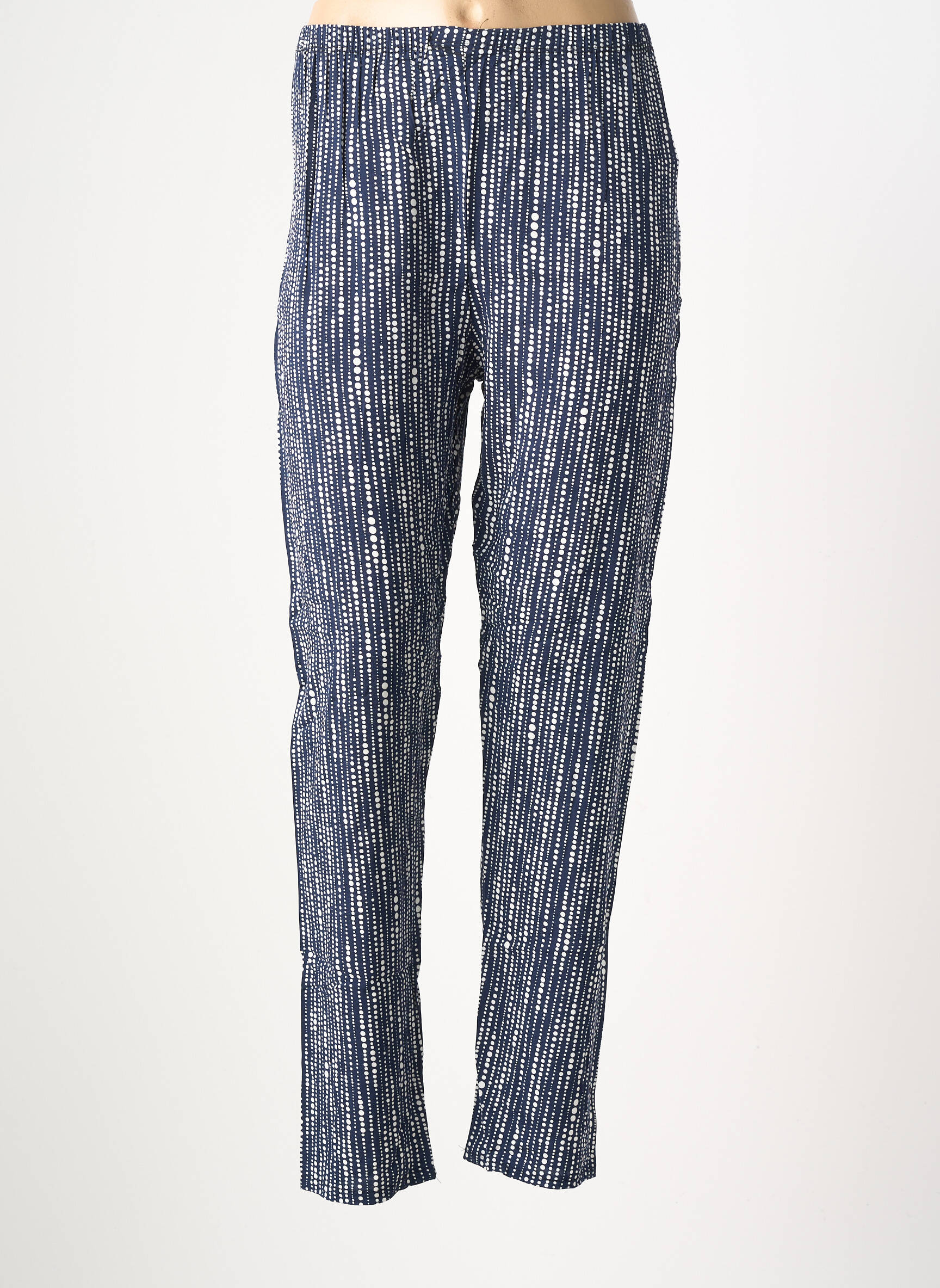 Pantalon slim taille élastique taille normale bleu DREAM VALLEY femme