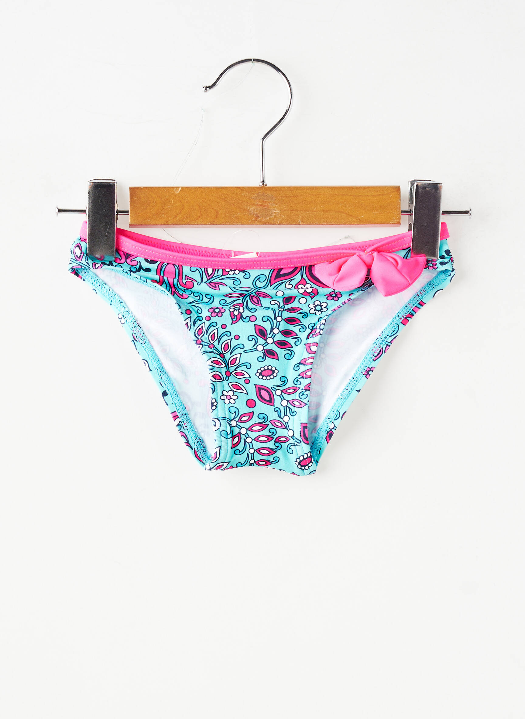 Bas de maillot de bain imprimé fantaisie bleu LAGON BLEU fille