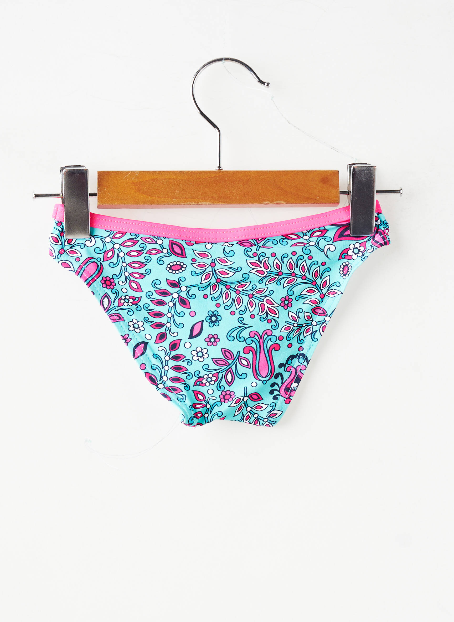 Bas de maillot de bain imprimé fantaisie bleu LAGON BLEU fille