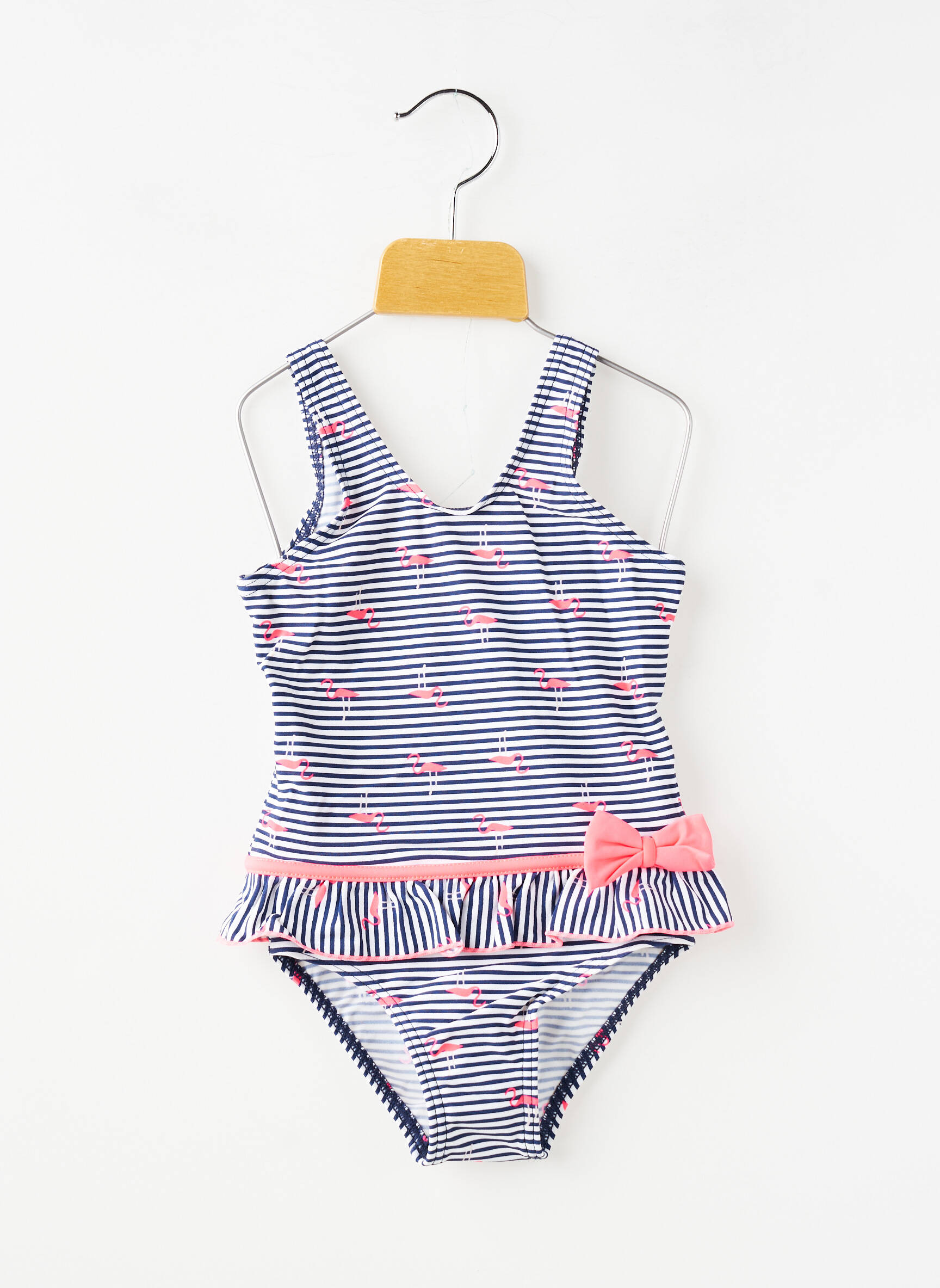 Maillot de bain 1 pièce stretch bleu LAGON BLEU fille