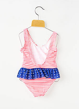 Maillot de bain 1 pièce brassieres rose BEACHWEAR fille