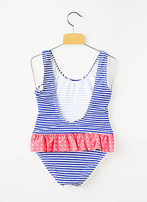 Maillot de bain 1 pièce brassieres bleu BEACHWEAR fille